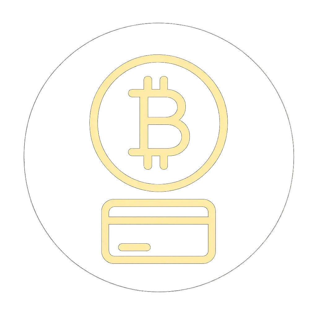 Bitcoin cryptocurrency icon